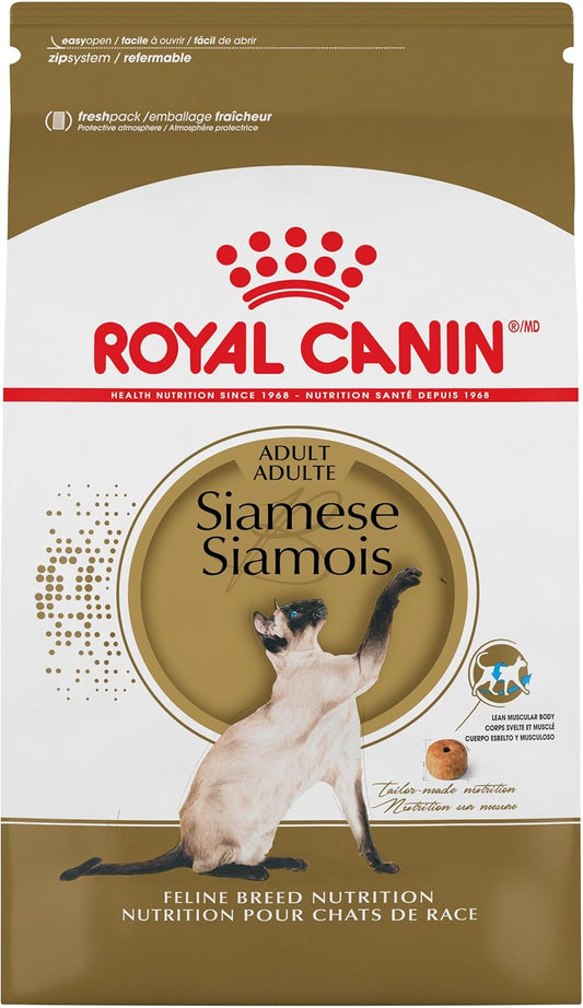 Royal Canin Siamese Breed Adult Dry Cat Food, 6 lb bag