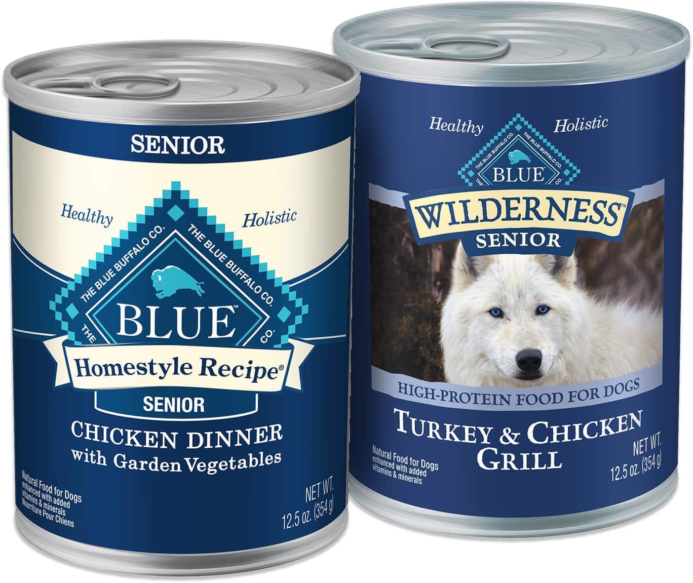 Blue Buffalo Natural Senior Wet Dog Food Bundle