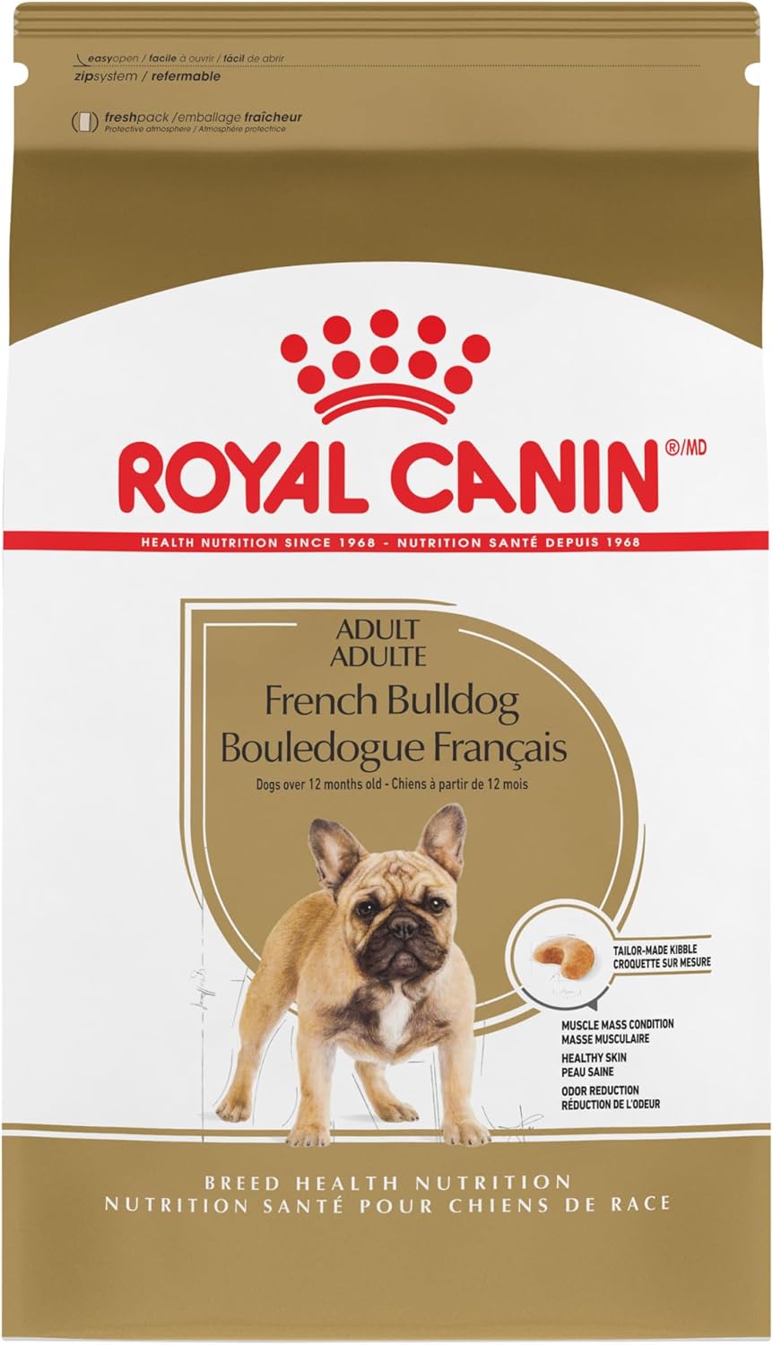 Royal Canin Breed Health Nutrition French Bulldog Adult: Dry Dog Food, 17 lb bag