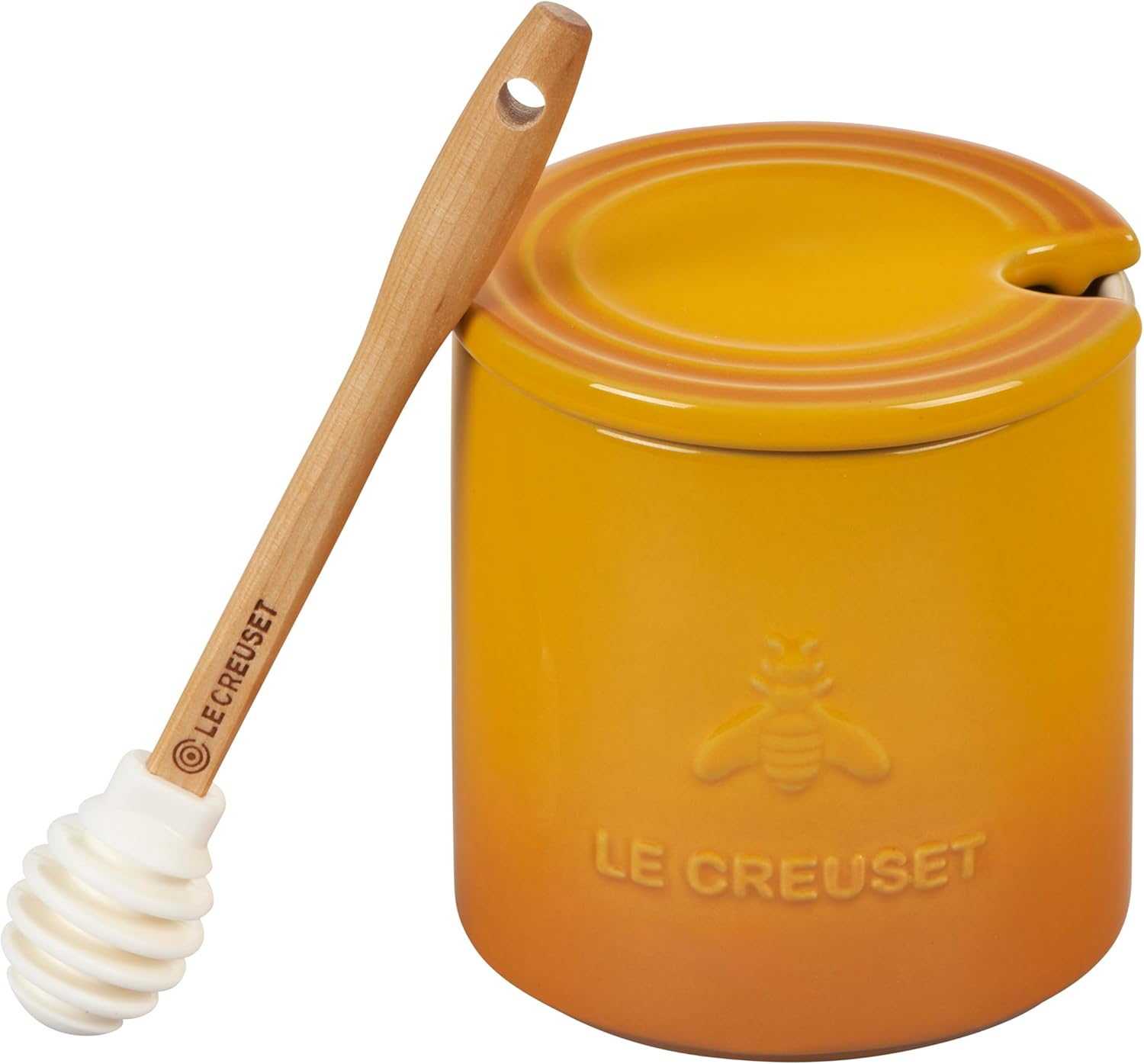 Le Creuset Stoneware Honey Pot, 14 oz., Nectar