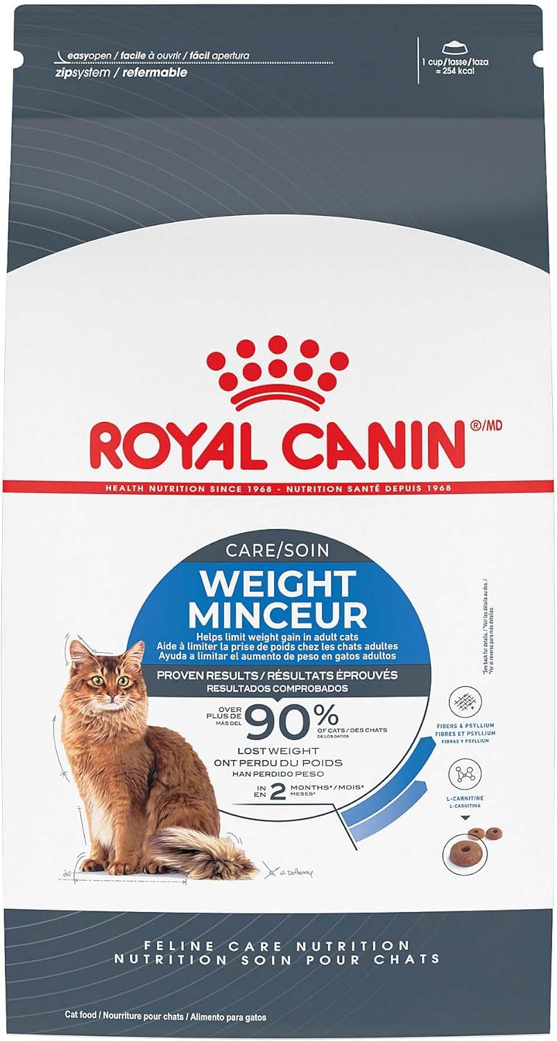 Royal Canin Feline Care Nutrition Weight Care Adult Dry Cat Food, 3 lb bag