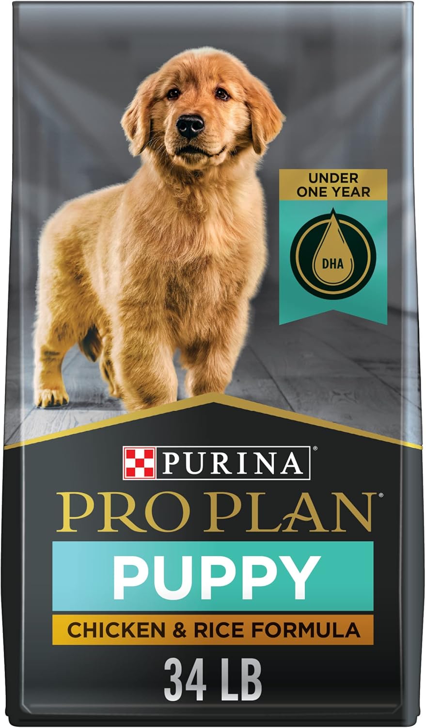 Purina Pro Plan High Protein Dry Puppy Food, Chicken and Rice Formula - 34 lb. Bag