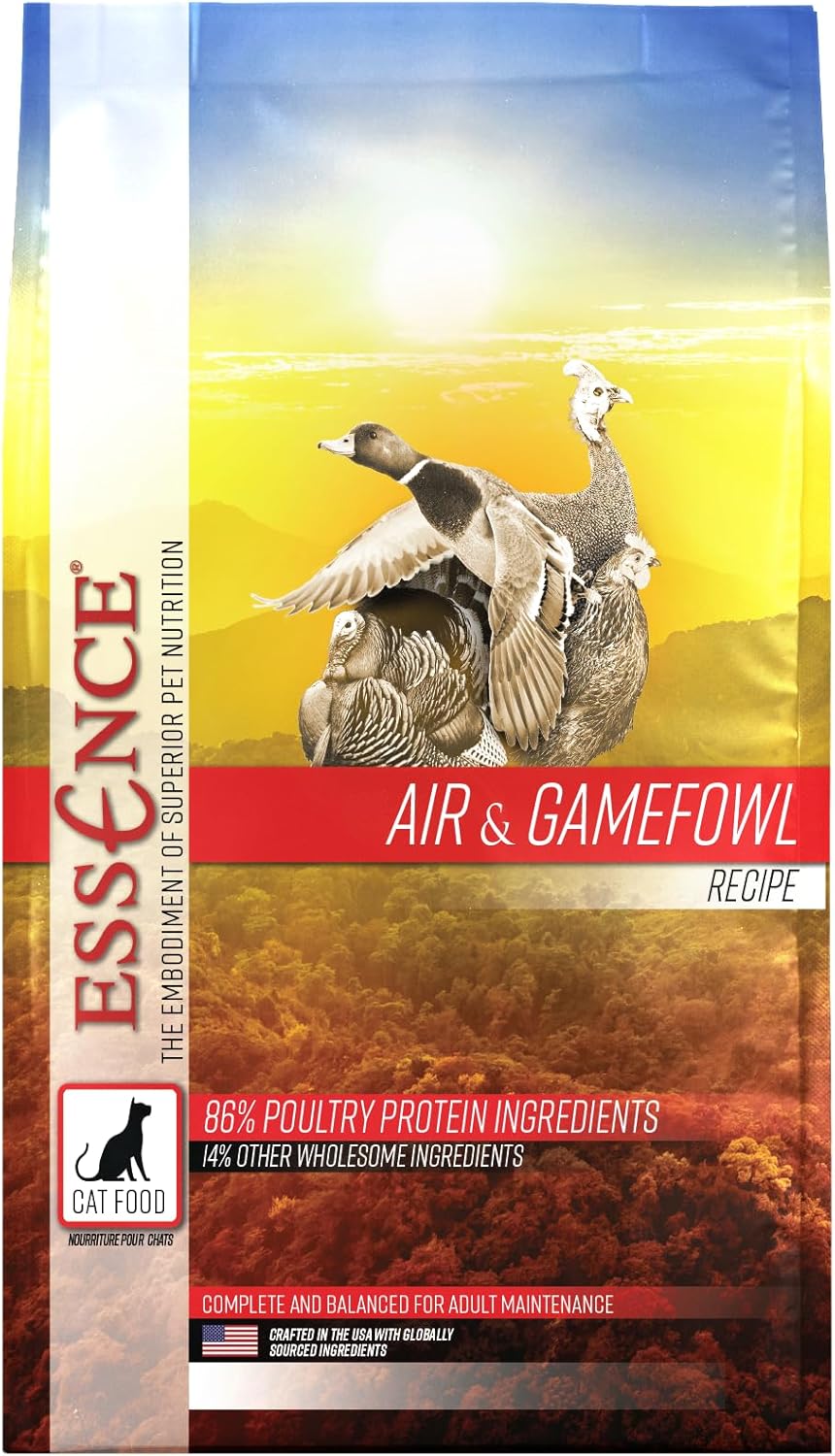 Essence Air & Gamefowl Recipe Dry Cat Food, 4lb Bag