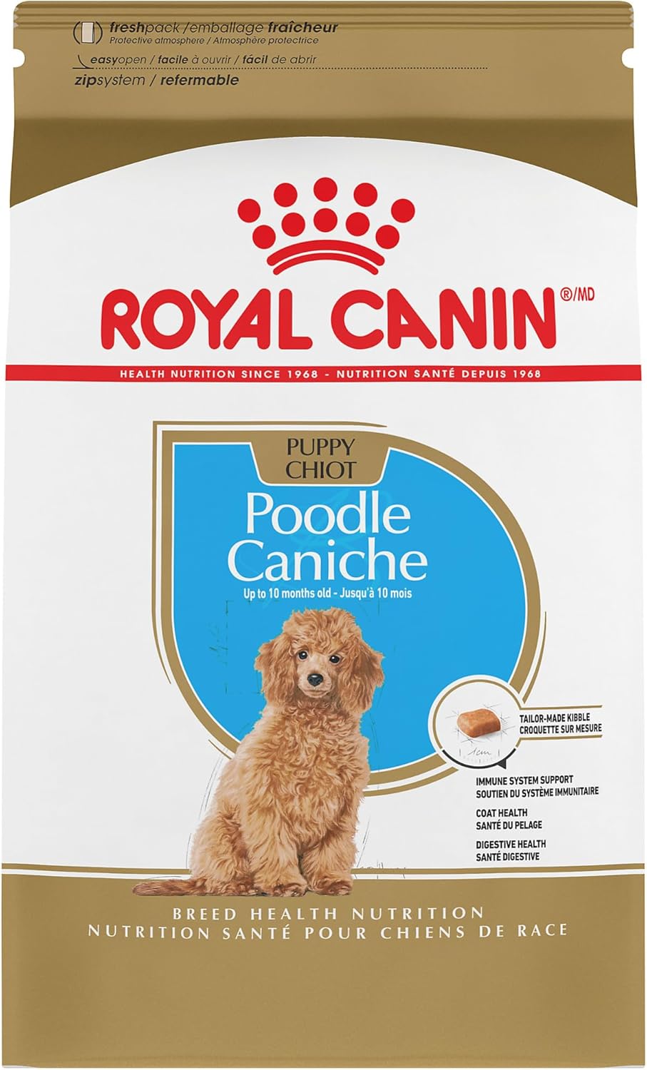 Royal Canin Poodle Puppy Breed Specific Dry Dog Food, 2.5 lb