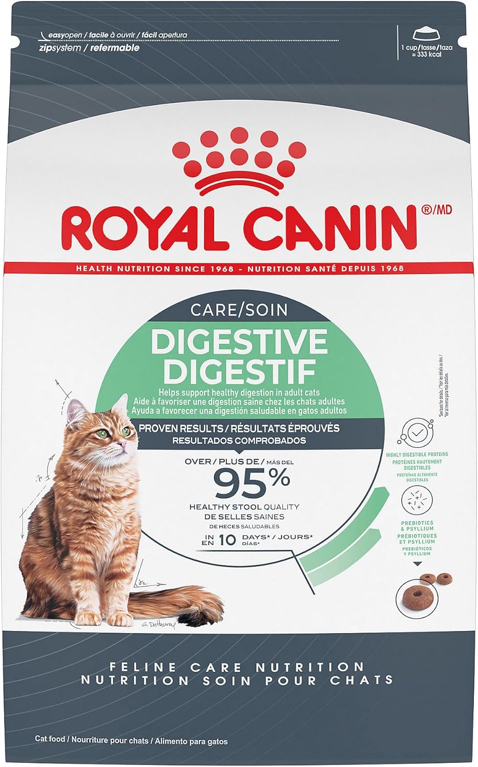 Royal Canin Digestive Care Dry Cat Food, 6 lb bag