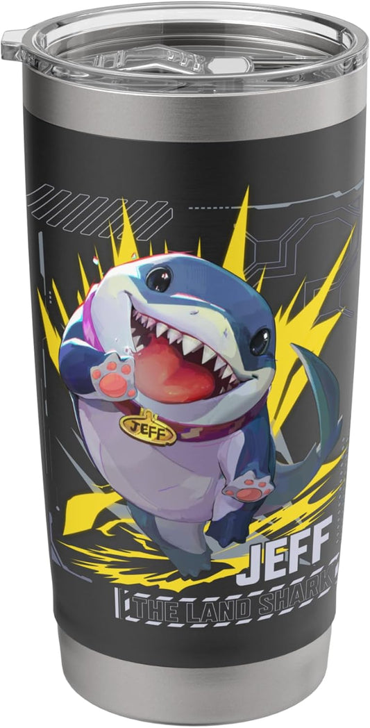 Marvel Rivals Gamerverse Super Hero PVP Jeff the Land Shark Stainless Steel Insulated Tumbler