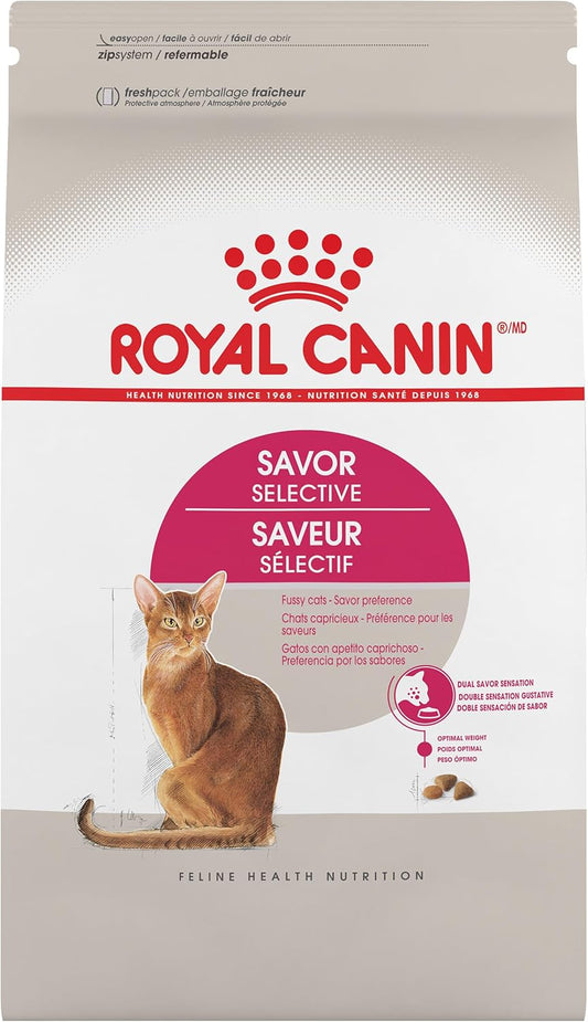 Royal Canin Savor Selective Adult Dry Cat Food, 6 lb bag