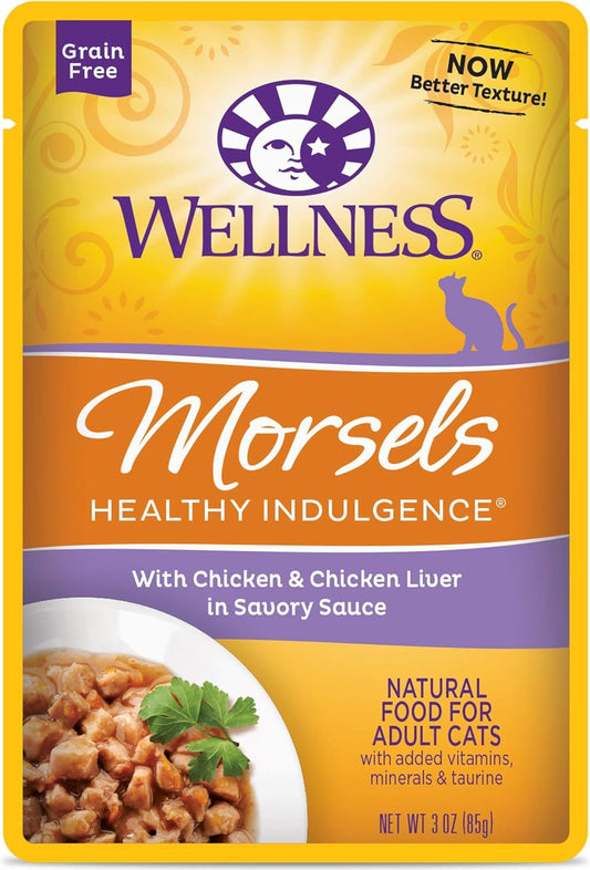 Healthy Indulgence Morsels Chicken/Chicken Liver Cat - 12/3Oz