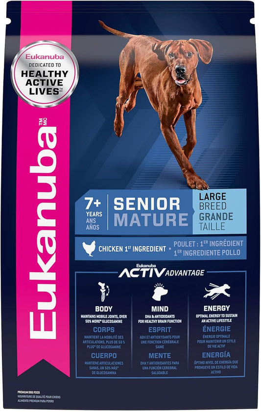 Eukanuba Senior Large Breed Dry Dog Food, 30 lb