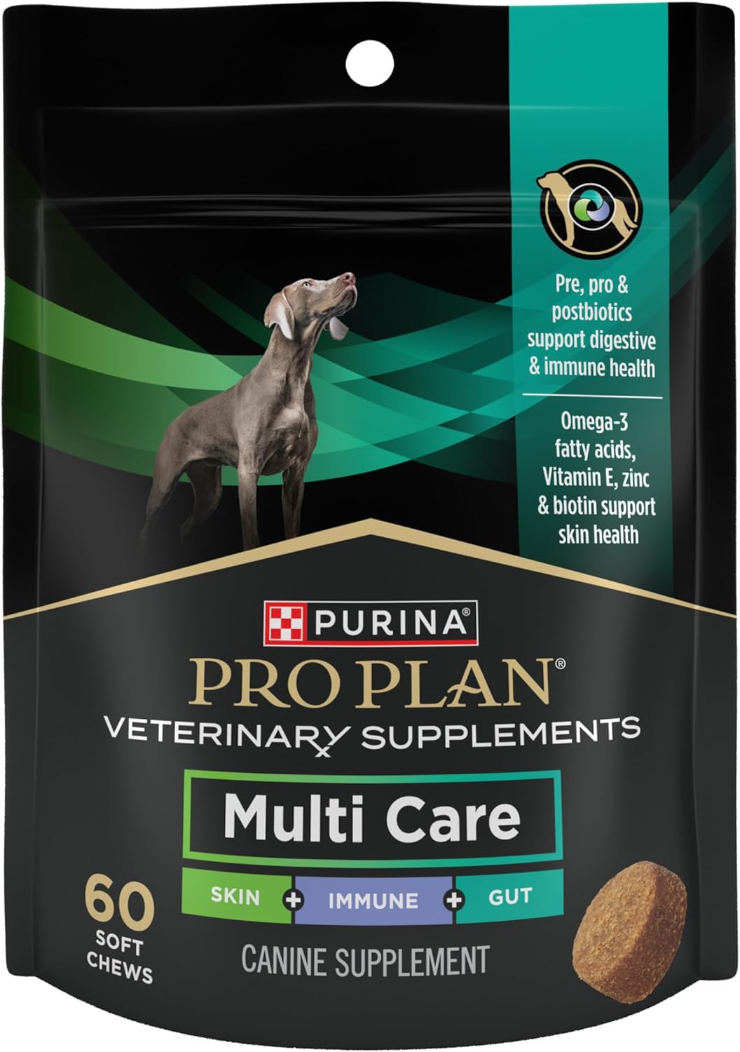 Purina Pro Plan Veterinary Supplements Multi Care Dog Supplements - 60 ct. Pouch