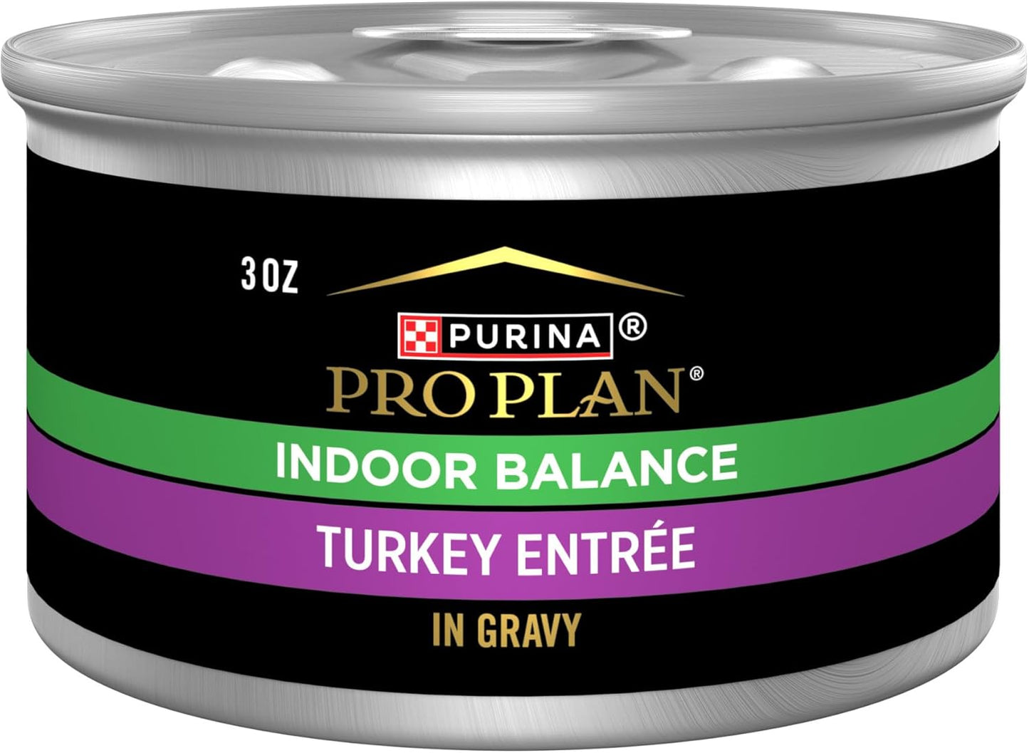 Purina Pro Plan Indoor Balance Turkey Cat Food Wet Entree in Gravy - (Pack of 24) 3 oz. Cans