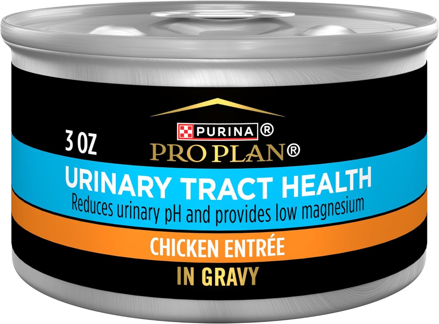 Purina Pro Plan Urinary Tract Health Chicken Entree in Gravy Cat Food - (Pack of 24) 3 oz. Pull-Top Cans