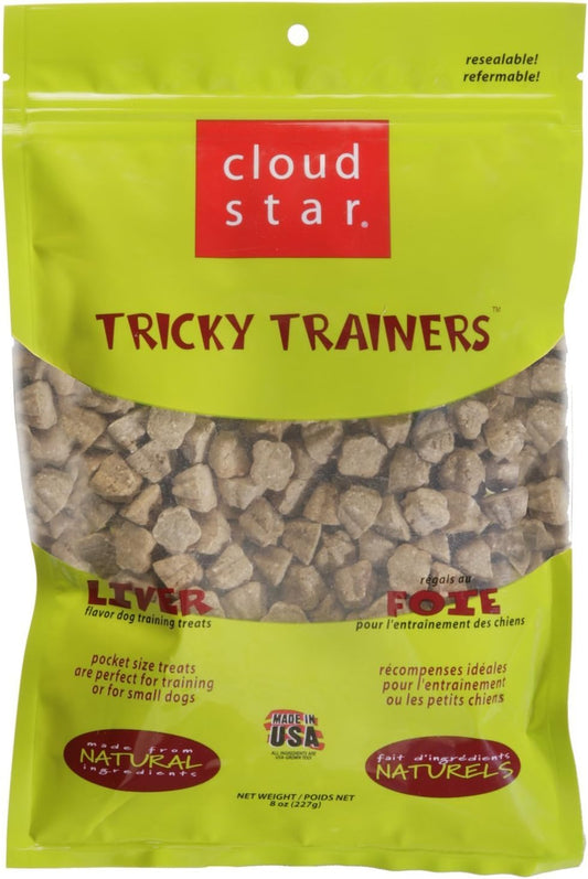 Cloud Star Buddy Biscuits Dog Treats, Tricky Trainers, 8-Ounce Pouches (Pack Of 6)