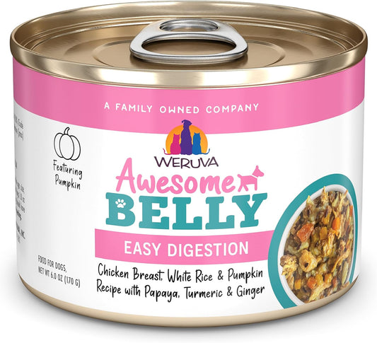 Weruva Awesome Belly, Chicken & Veggies, 6oz Can (Pack of 8)