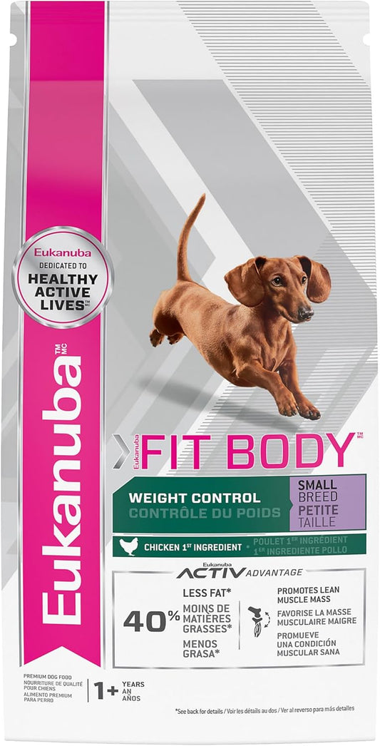 Eukanuba Fit Body Weight Control Small Breed Dry Dog Food, 4 lb