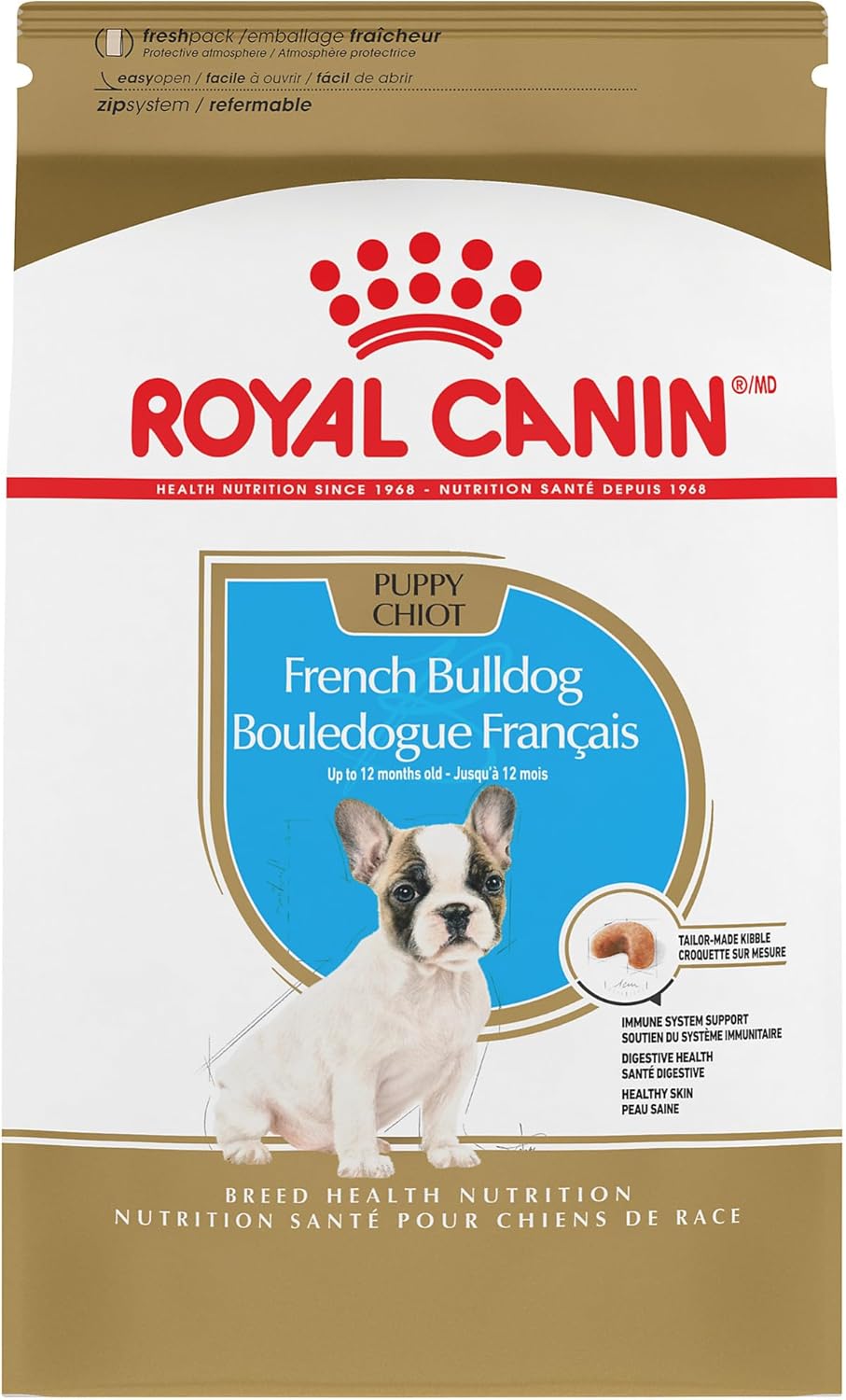 Royal Canin French Bulldog Puppy Dry Dog Food, 10.5 lb Bag