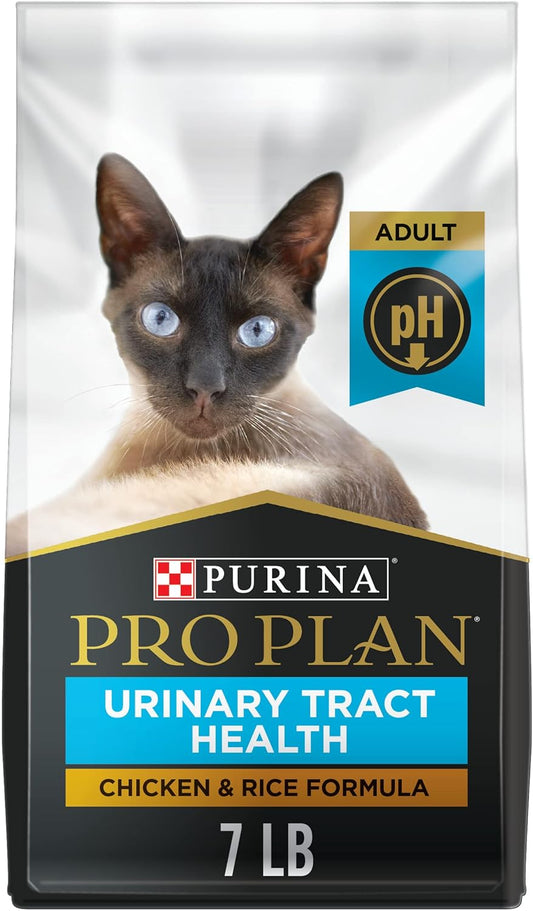 Purina Pro Plan Urinary Tract Cat Food, Chicken and Rice Formula - 7 lb. Bag