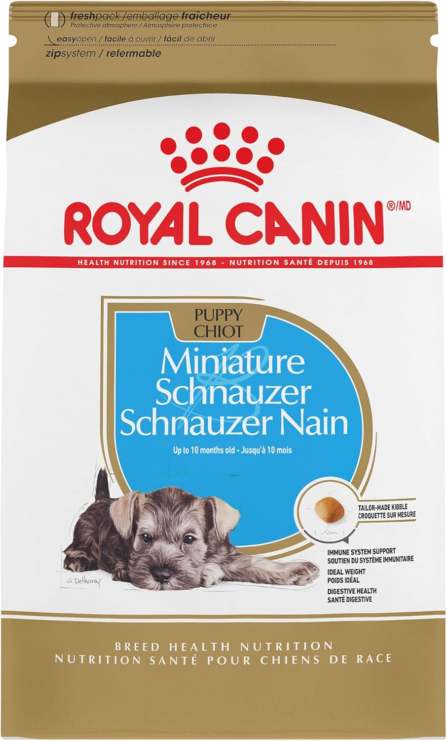 Royal Canin® Breed Health Nutrition® Miniature Schnauzer Puppy Dry Dog Food, 2.5 lb