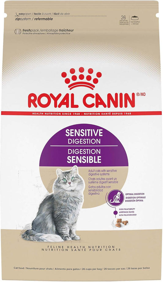 Royal Canin Feline Health Nutrition Sensitive Digestion Cat Food Dry Formula, Balanced Nutrition to Support Digestive Health, 7 lb Bag