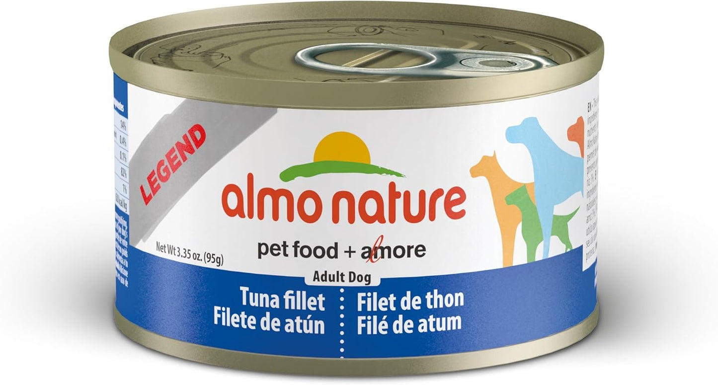 ALMO NATURE 1902 Legend Dog Tuna Fillet Pet Food, 24 x 95 g\/3.35 oz