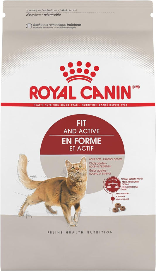 Royal Canin Adult Fit & Active Dry Adult Cat Food, 3 lb bag