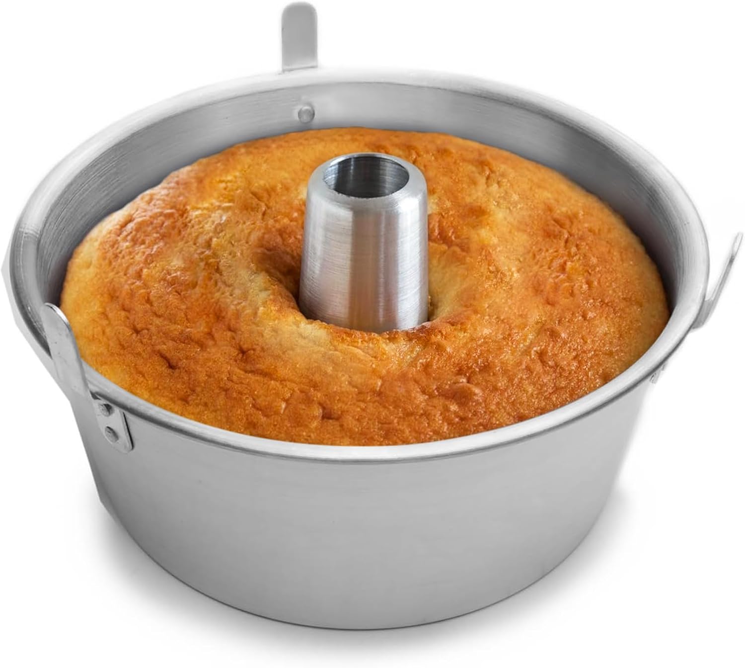 Fox Run Aluminum Angel Food Pan 10.75", Reinforced Cake Pan