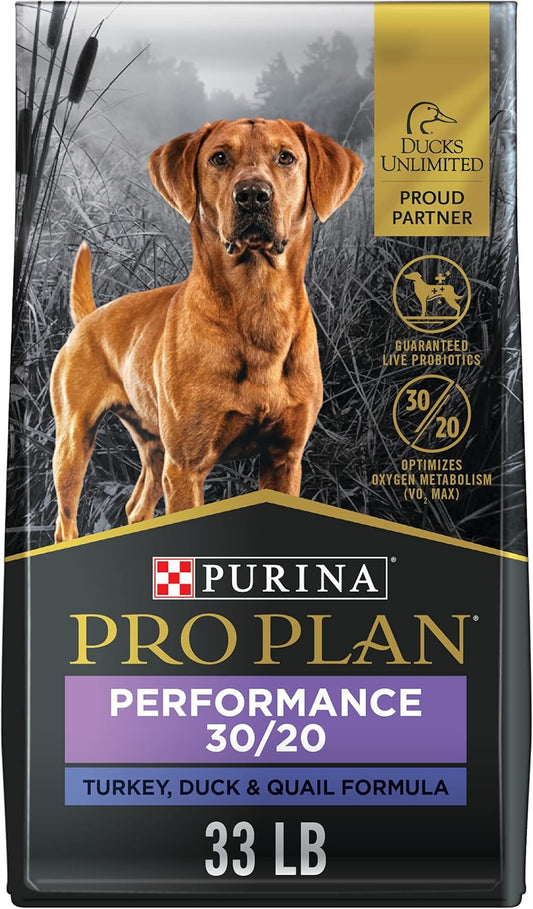 Purina Pro Plan Sport Performance 30\/20 Turkey, Duck & Quail Formula Dry Dog Food - 33 lb. Bag