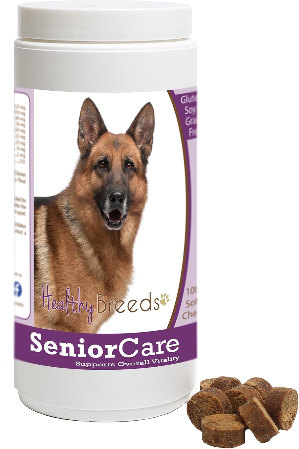 Healthy Breeds German Shepherd Senior Dog Care Soft Chews 100 Count