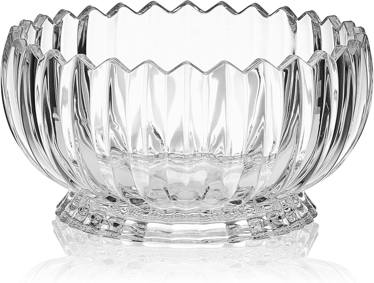 Mikasa Estate Crystal Footed Bowl, 9 Inch