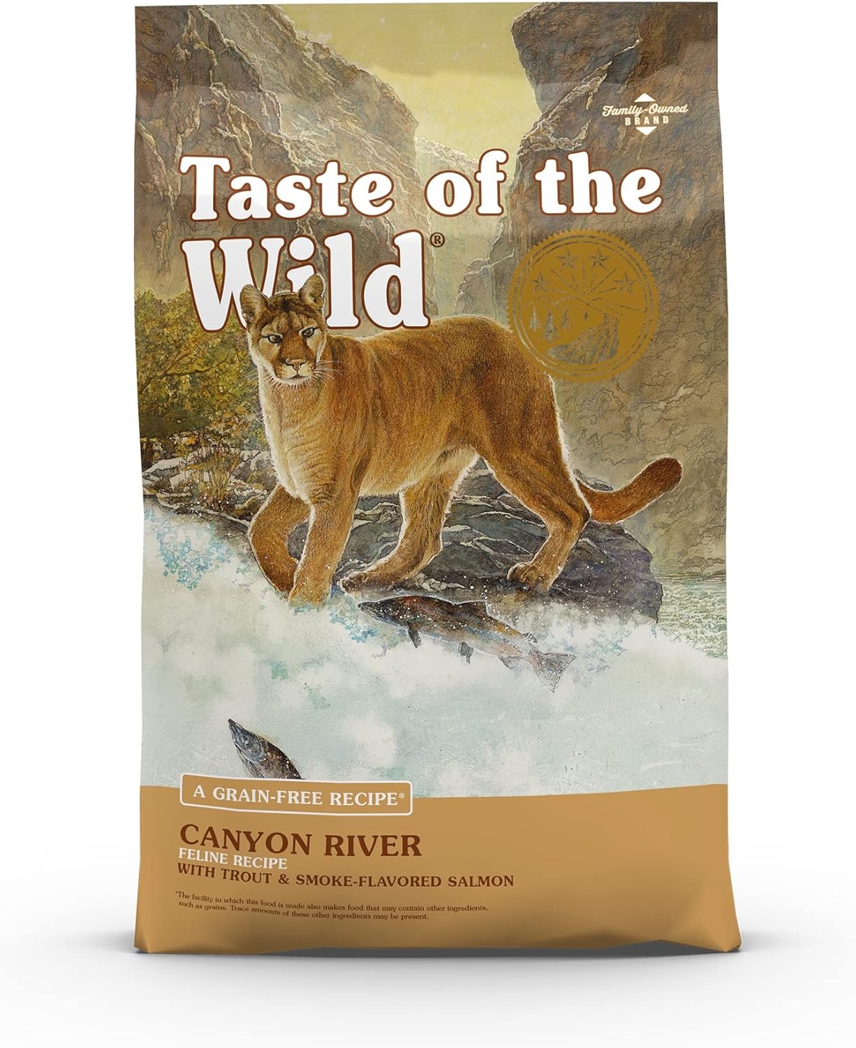 Taste Of The Wild Canyon River Grain-Free Dry Cat Food With Trout & Smoke-Flavored Salmon 14lb