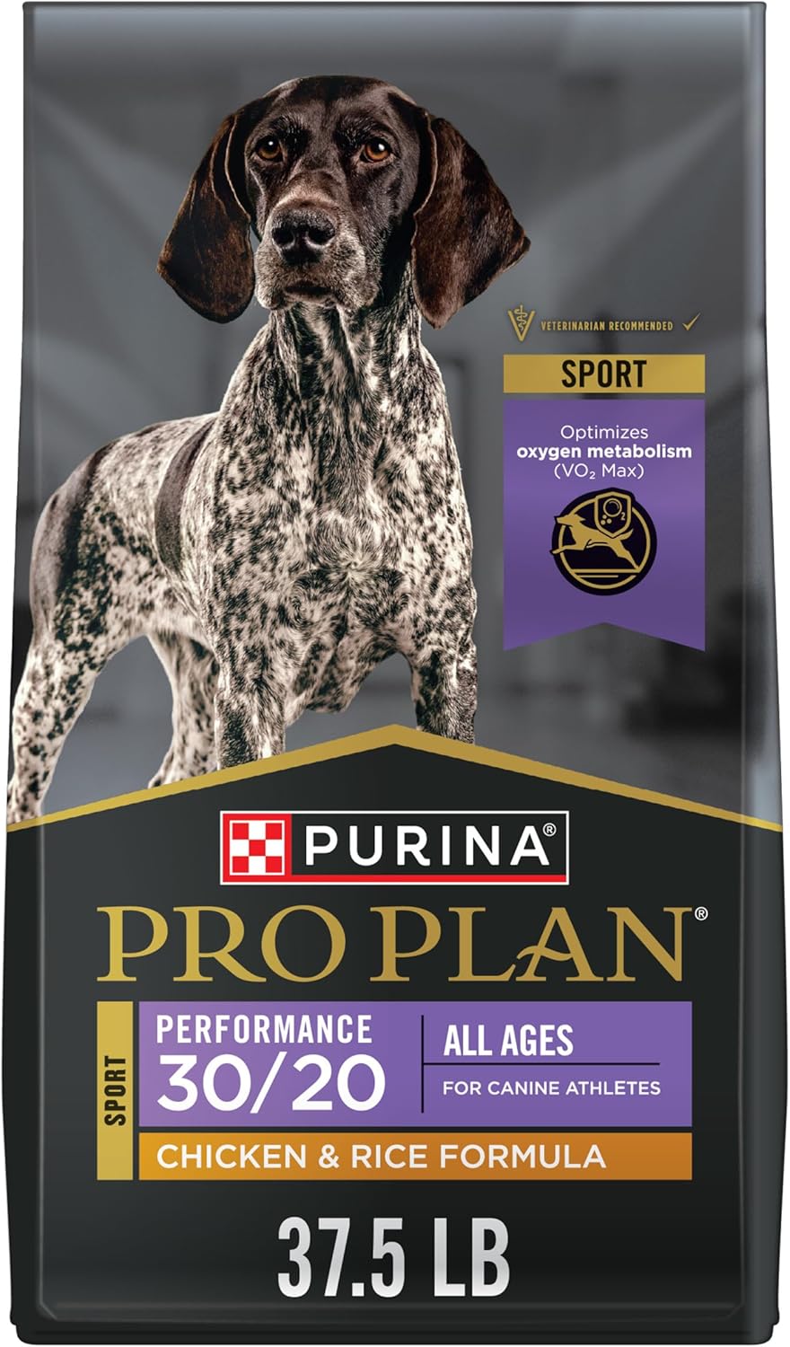 Purina Pro Plan Sport Performance 30\/20 Chicken and Rice Formula High Protein Dog Food - 37.5 lb. Bag