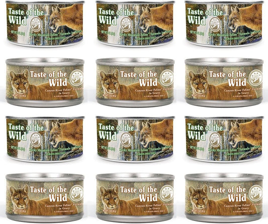 Taste of the Wild Cat Food Variety Pack Box