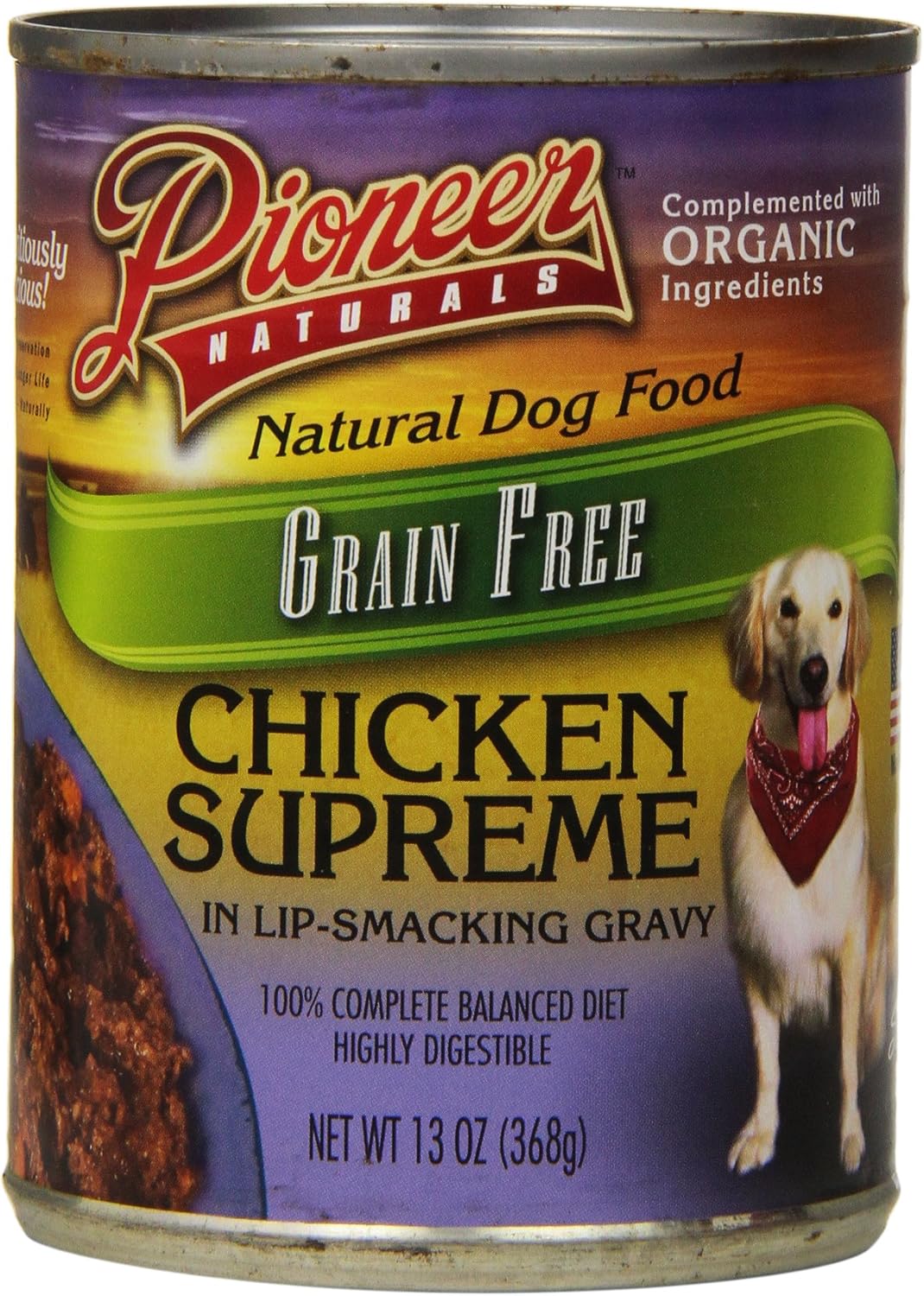 Grain Free Chicken Canned Dog Food, 13-Ounce, Case Of 12