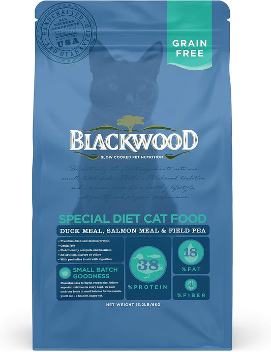 Blackwood Special Diet Cat Food, Grain Free, Duck Meal, Salmon Meal & Field Pea 6 Kg, 1 Count