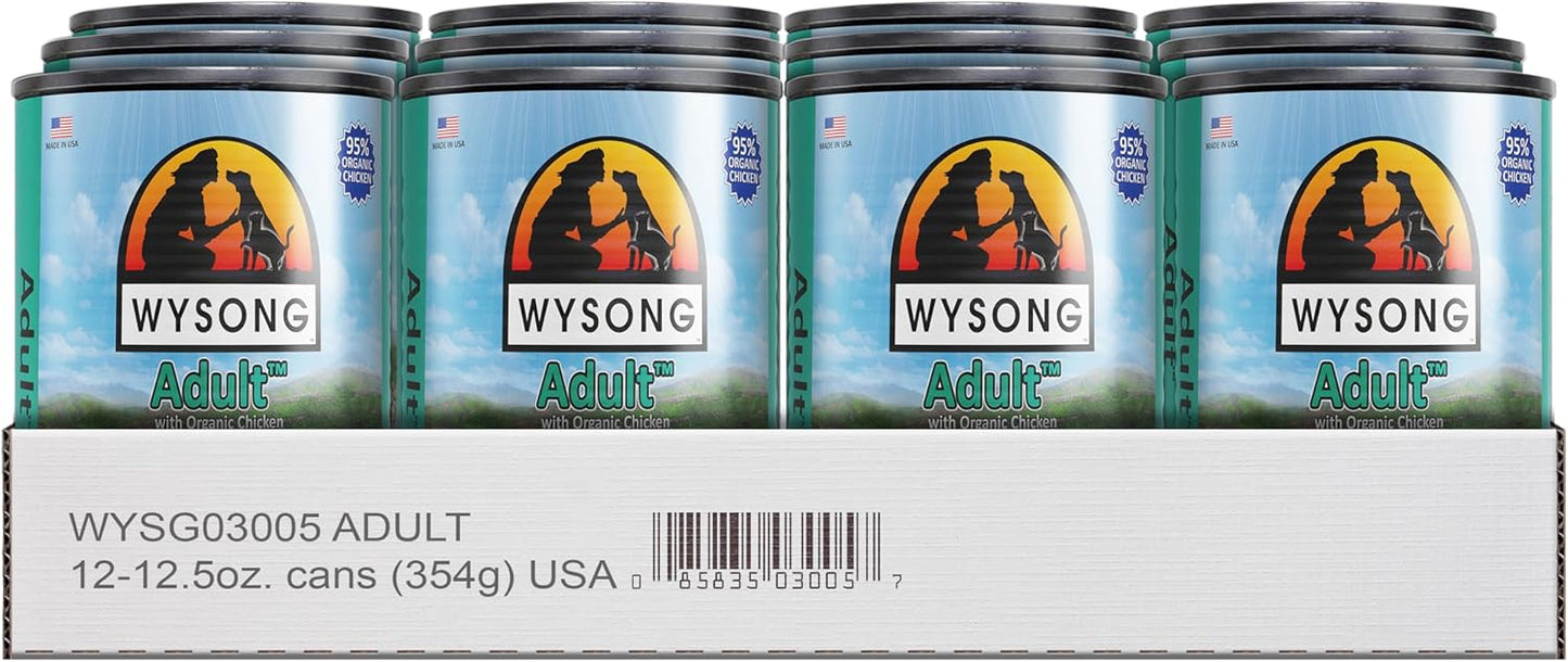 Wysong Pet Nutritional Products 858046 12-Pack Maintenance Food For Dogs, 13-Ounce