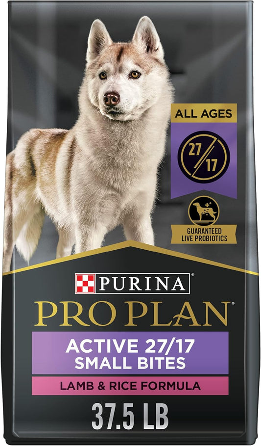 Purina Pro Plan High Protein, Small Bites Dog Food, SPORT 27\/17 Lamb & Rice Formula - 37.5 lb. Bag