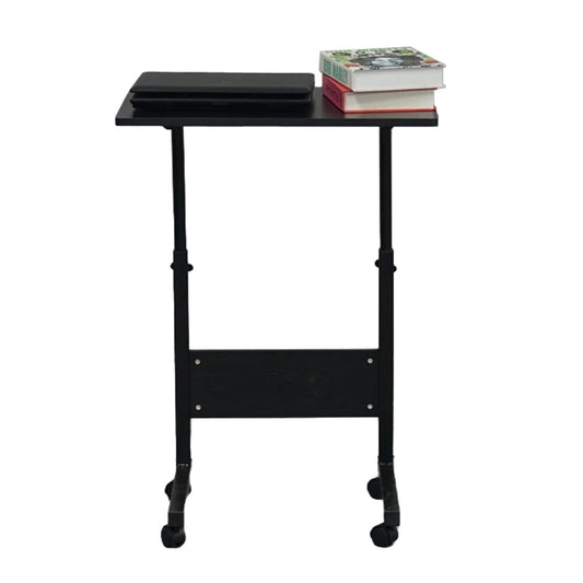 Adjustable Standing Desk, Mobile Stand Up Desk, Small Computer Desk Rolling Desk with Wheels, Portable Standing Table Home Office Desk for Standing or Sitting, 23.62"× 15.8"× 37.80"H