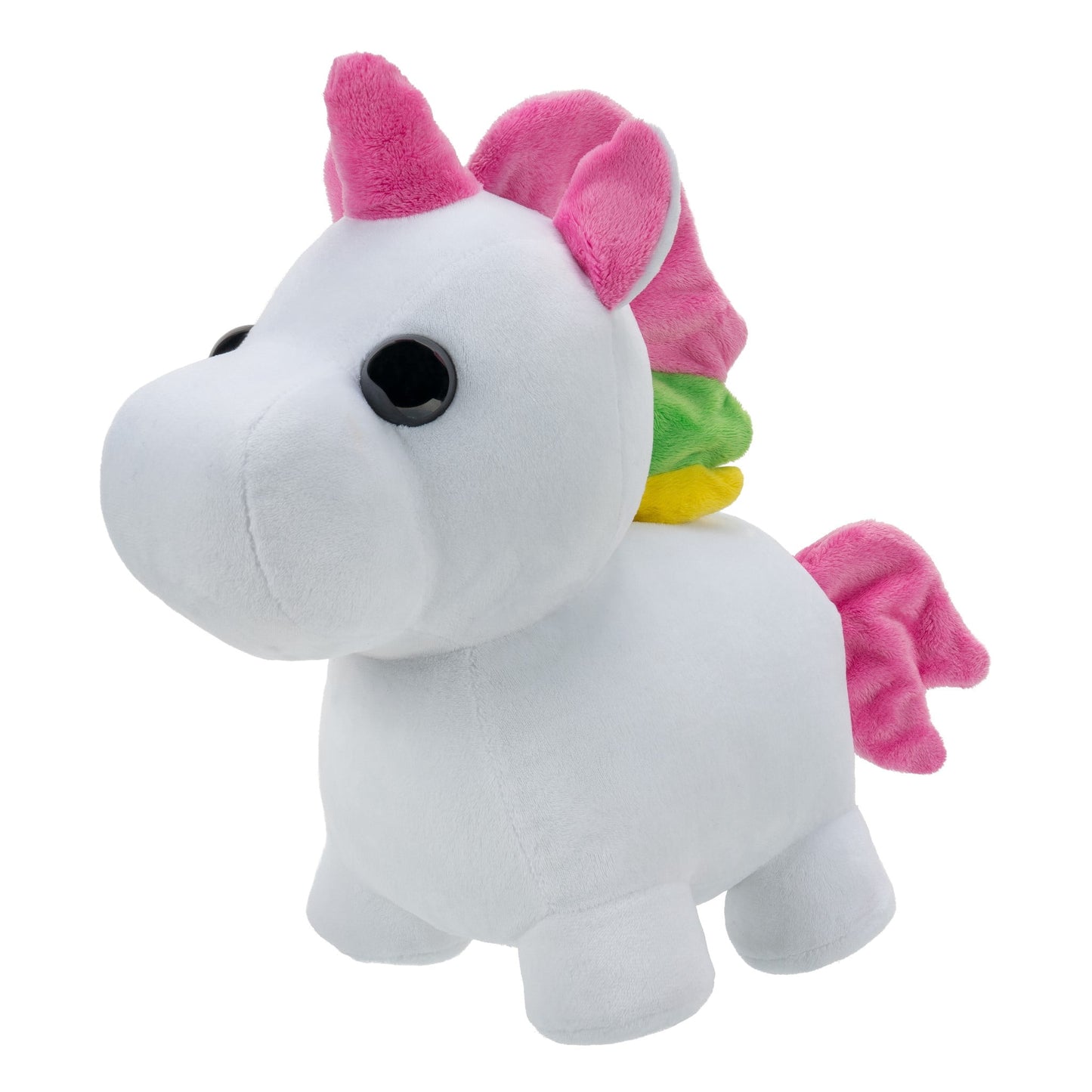 Adopt Me! Neon Unicorn Light-Up Plush - Soft and Cuddly - Three Light-Up Modes - Toys for Kids