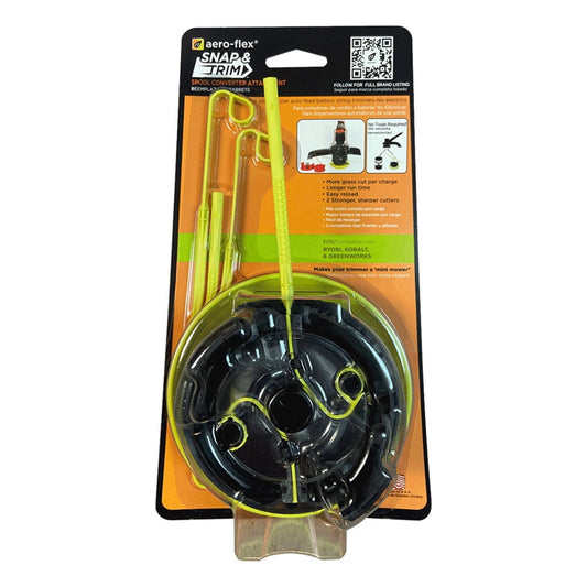 Aero-Flex® Snap and Trim Cartridge Upgrade Ryobi & HART Battery Trimmers + 16 pack refills