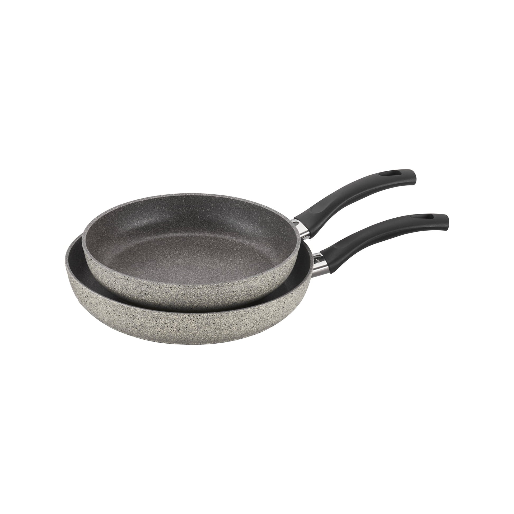 Ballarini Parma Forged Aluminum Nonstick Fry Pan Set, 2-Piece, Granite