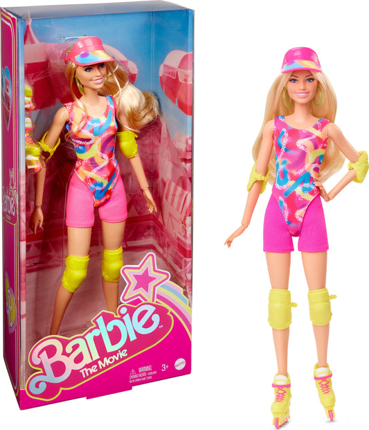 Barbie The Movie Collectible Doll, Margot Robbie as Barbie in Inline Skating Outfit