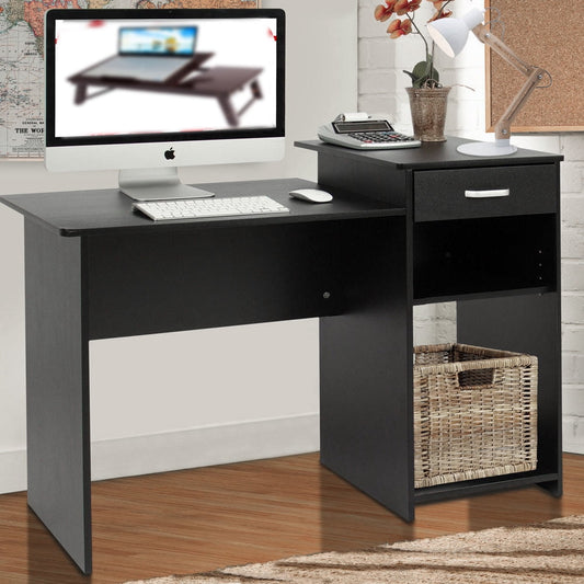 BaytoCare Computer Desk PC Laptop Table Furniture Student Study Workstation Black