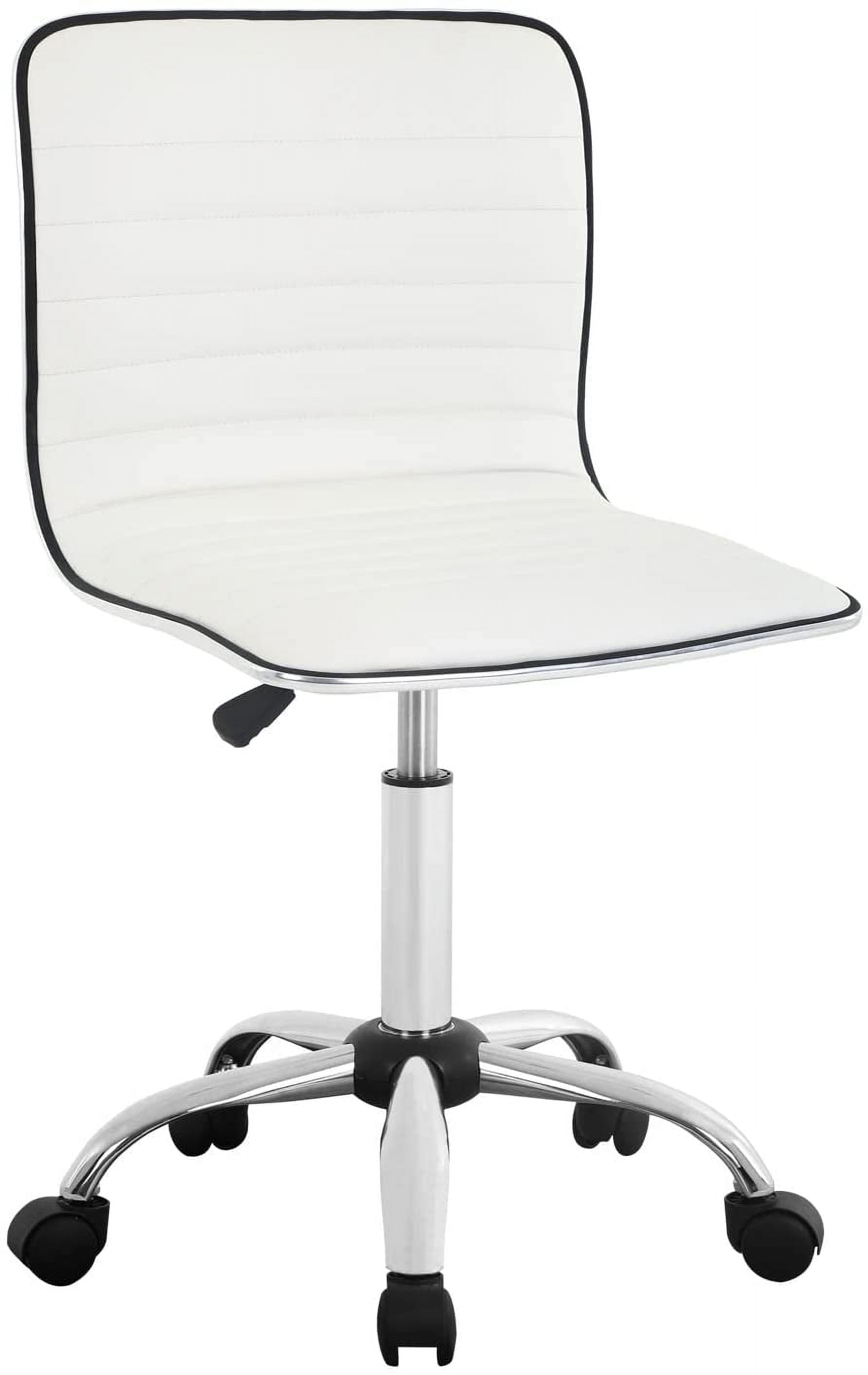 BestOffice Adjustable Modern PU Leather Task Chair (White)