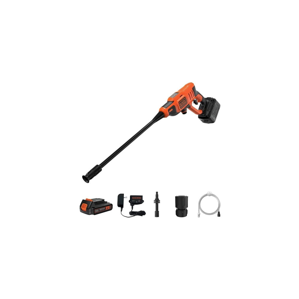 Black & Decker BCPW350C1 20V MAX Lithium-Ion 350 PSI Cordless Power Cleaner Kit (1.5 Ah)