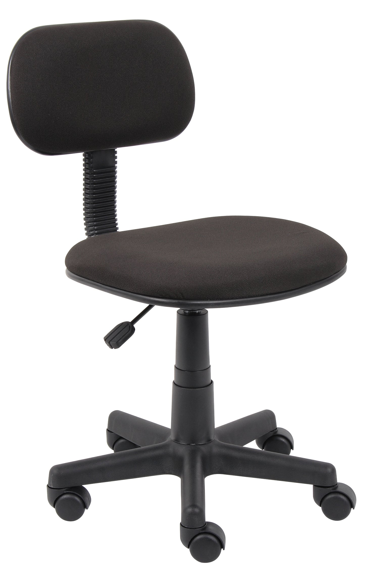 Boss Office Products Adjustable Steno Task Office Chair in Black