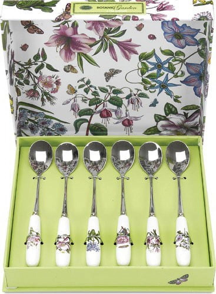 Botanic Garden Set of 6 Teaspoons (Assorted)