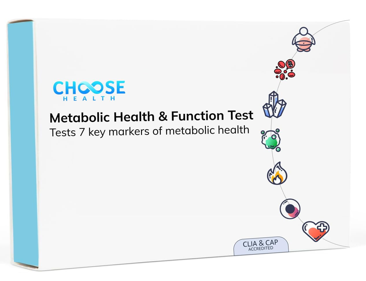 Core Metabolic Health Test | 7-in-1 At-Home Blood Panel | Choose Health