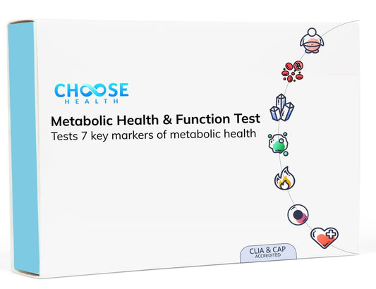 Core Metabolic Health Test | 7-in-1 At-Home Blood Panel | Choose Health