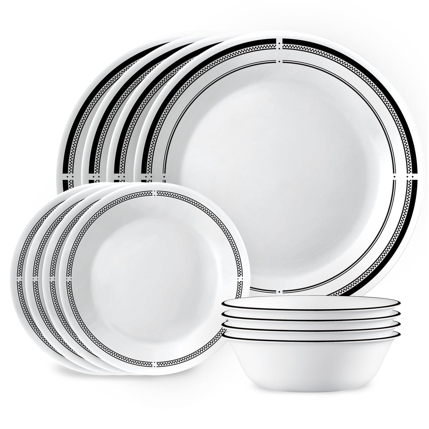 Corelle Brasserie 12-pc Dinnerware Set, Serves 4