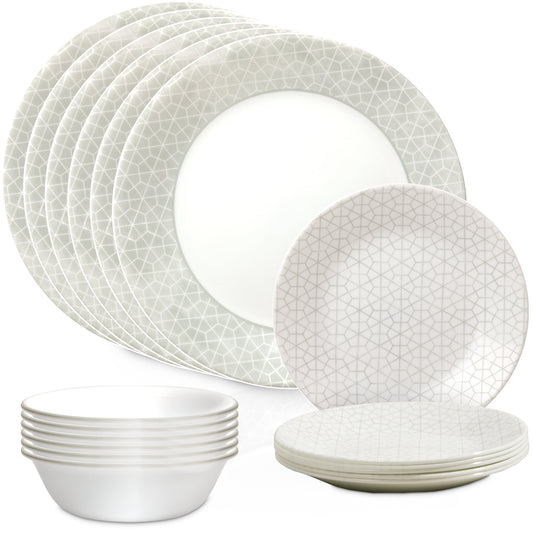 Corelle Knox 18-Piece Dinnerware Set, Service for 6